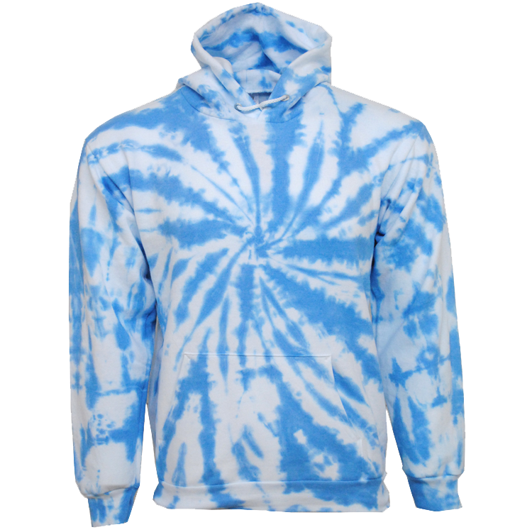 USA TIEDYE Cotton Hooded Sweatshirt Youth and Adult sizes.
