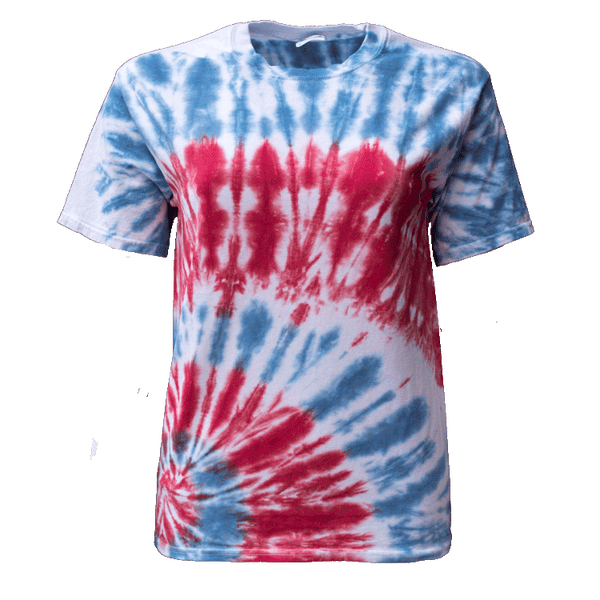 SHORT SLEEVE BOTTOM SIDE BEAMS USA TIE DYED T-SHIRT – USA TIEDYE COMPANY