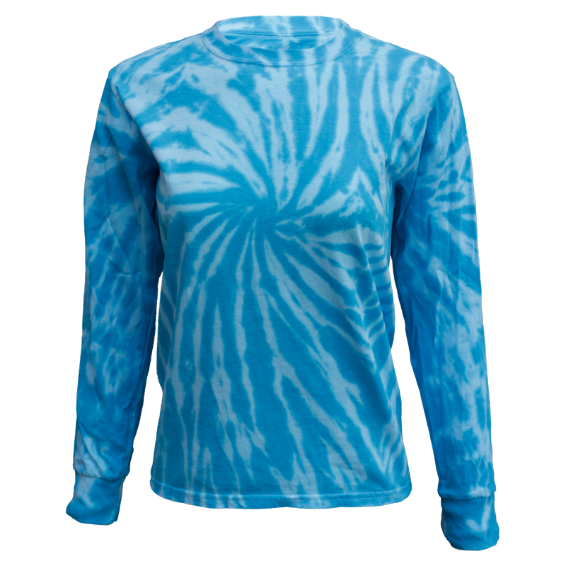USA TIEDYE Cotton Long Sleeve T-shirts Youth and Adult sizes.