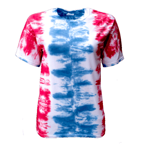 Red white blue tie dye sweatshirt sale